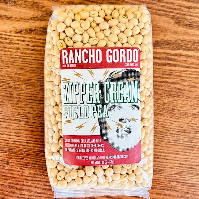 Rancho Gordo Zipper Cream Field Pea