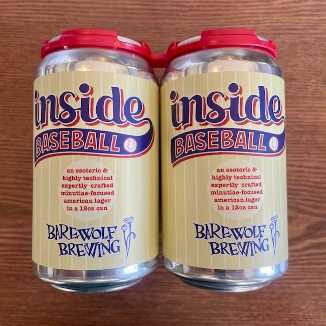 Barewolf Inside Baseball Lager 4pk