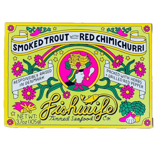 Fishwife Smoked Trout with Red Chimichurri 3.7oz