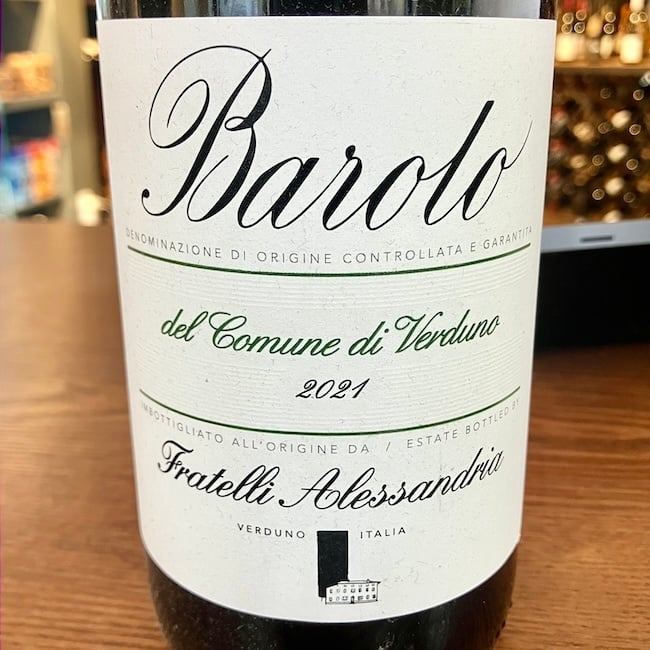 2021 Fratelli Alessandria Barolo del Comune di Verduno