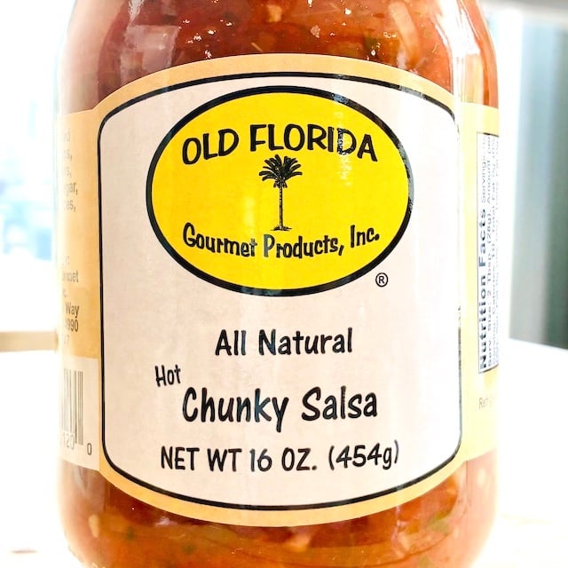 Old Florida Gourmet Hot Chunky Salsa 16oz