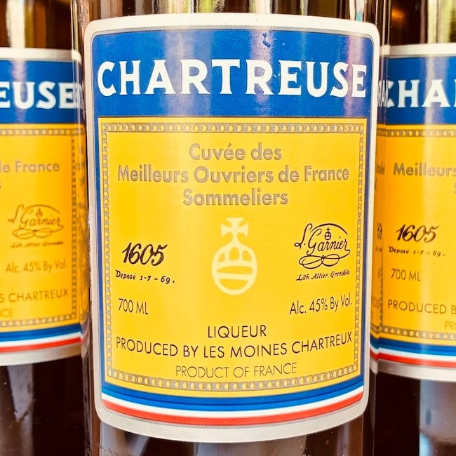 Chartreuse "Cuvée des Meilleurs Ouvriers de France Sommeliers" Jaune Yellow Liqueur
