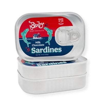 Bixby Dark Chocolate Sardines Tin 2 oz