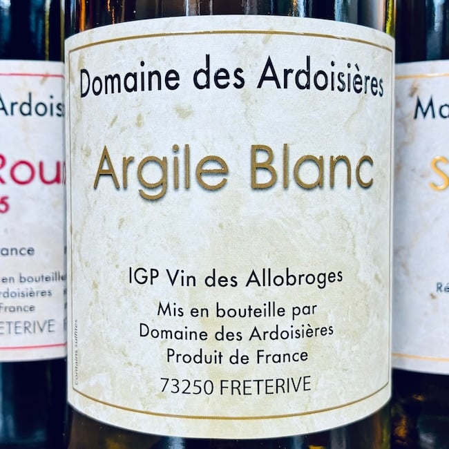 2025 Domaine des Ardoisieres “Argile” Blanc Vin des Allobroges