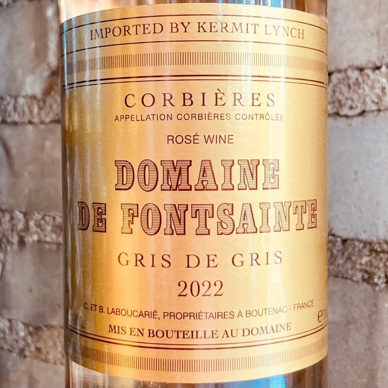 2025 Domaine de Fontsainte Corbieres "Gris de Gris"