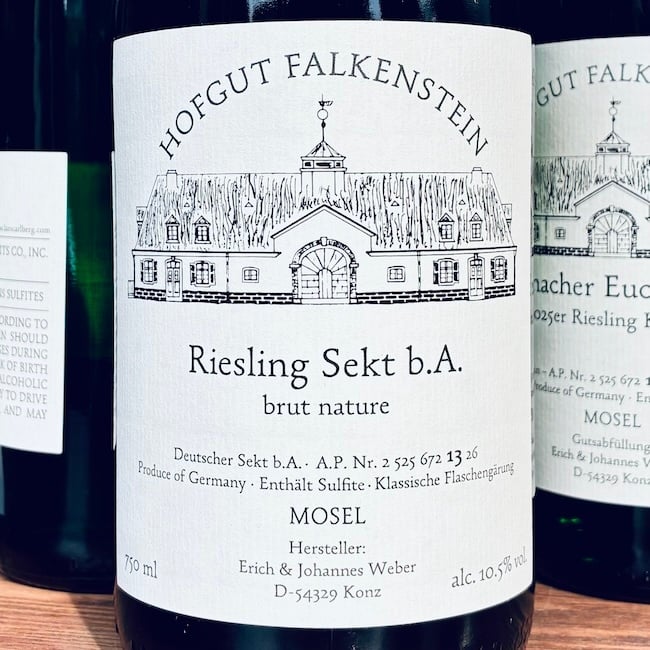 Hofgut Falkenstein Riesling Sekt Brut Nature AP13