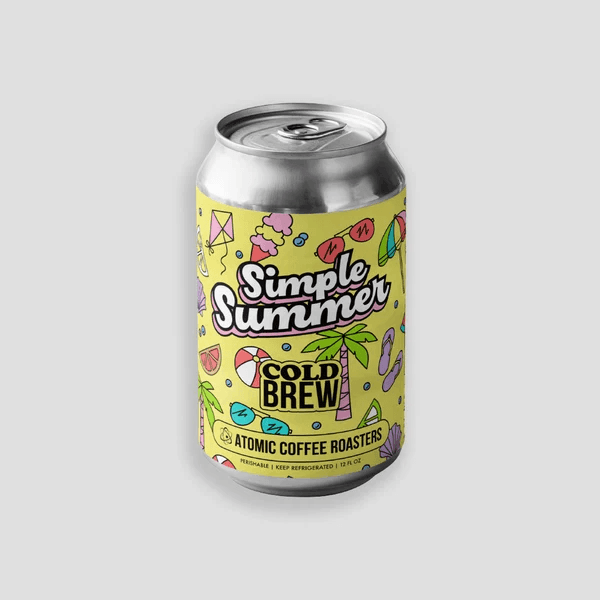 Atomic Simple Summer Cold Brew 12 oz