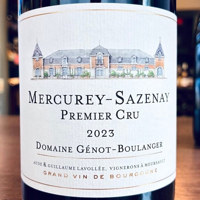 2023 Genot-Boulanger Mercurey 1er Cru "Sazenay"