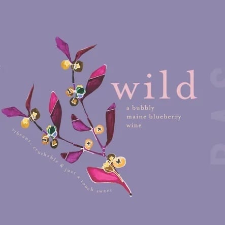 RAS Wines "Wild" sparkling blueberry wine 4pk