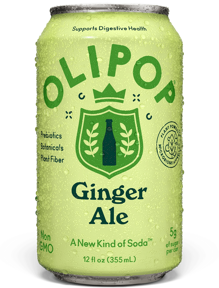 Olipop Ginger Ale 12 oz can